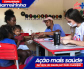 Ação Saúde na comunidade Barreirinha em Aurora do Pará